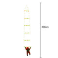 LED Christmas Fairy Ladder Lamp – Climbing Santa Claus Holiday Light