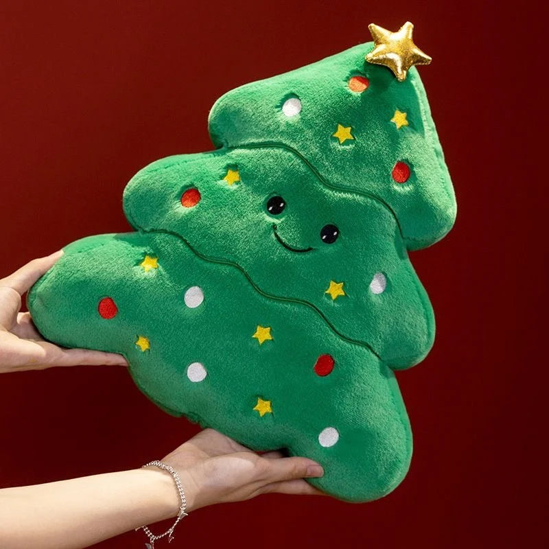 Plush Christmas Tree Cushion