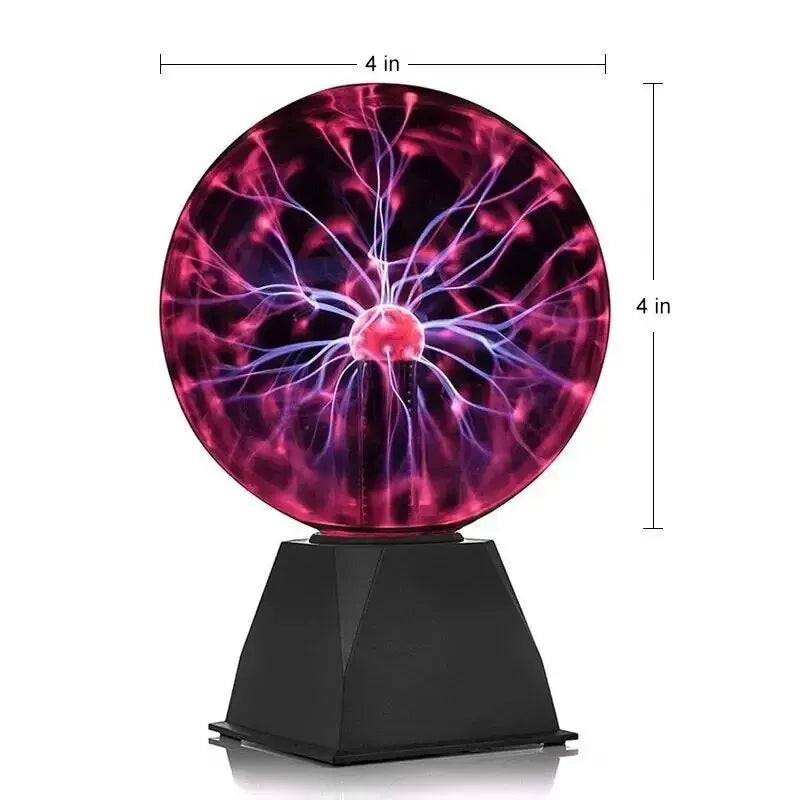 Magic Plasma Ball Lamp – Touch-Activated LED Night Light