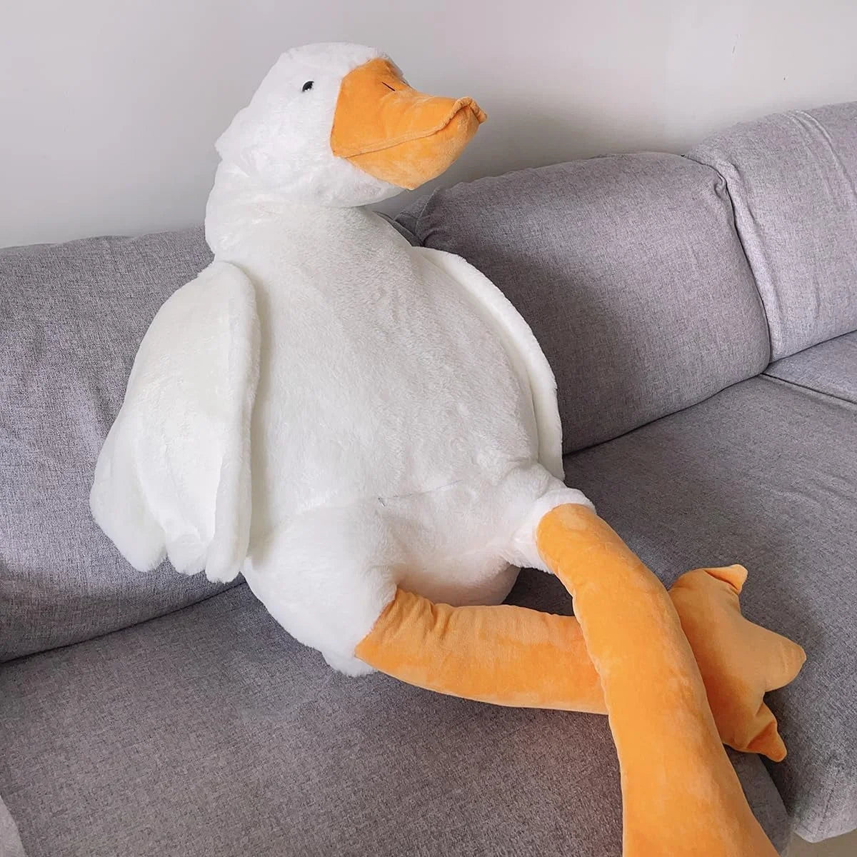 Funny Goose Plush Toy – Soft Duck Pillow for Kids and Gifts