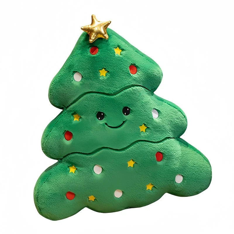 Plush Christmas Tree Cushion