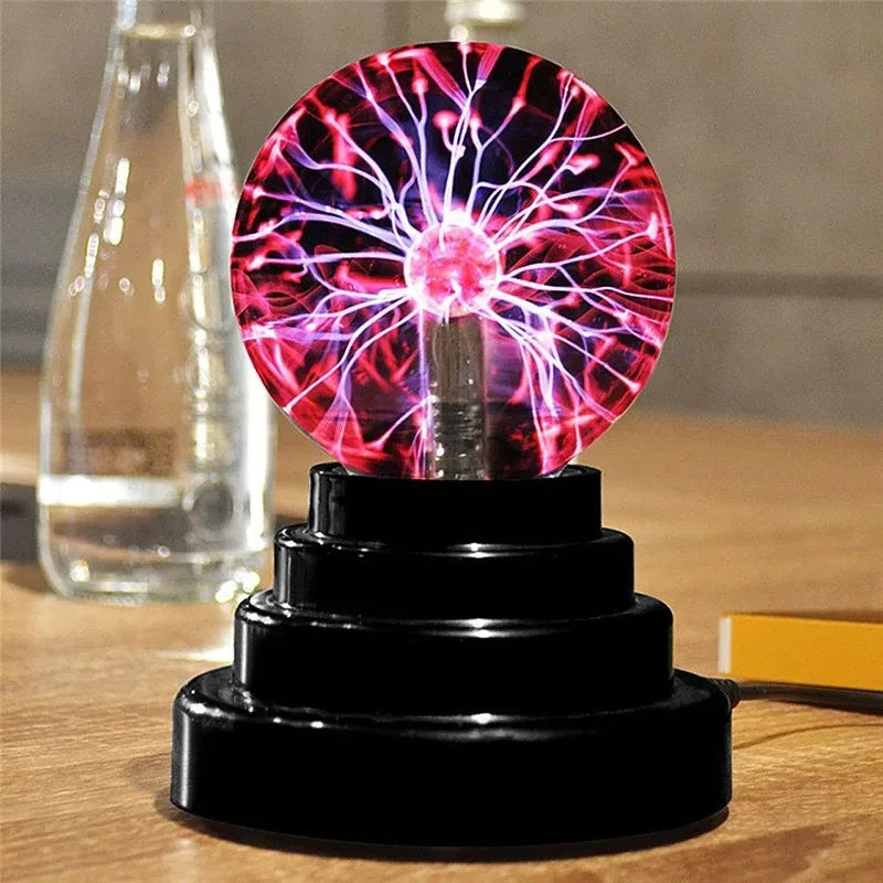Magic Plasma Ball Lamp – Touch-Activated LED Night Light