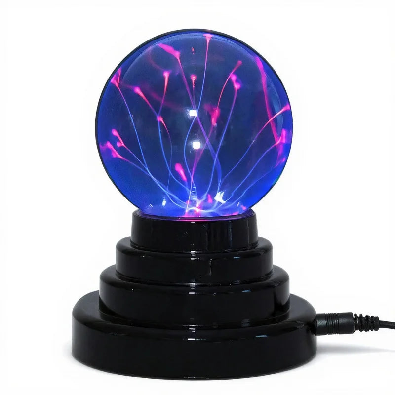 Magic Plasma Ball Lamp – Touch-Activated LED Night Light