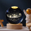 3D Crystal Galaxy Night Light